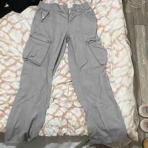 Gray Cargo Pants